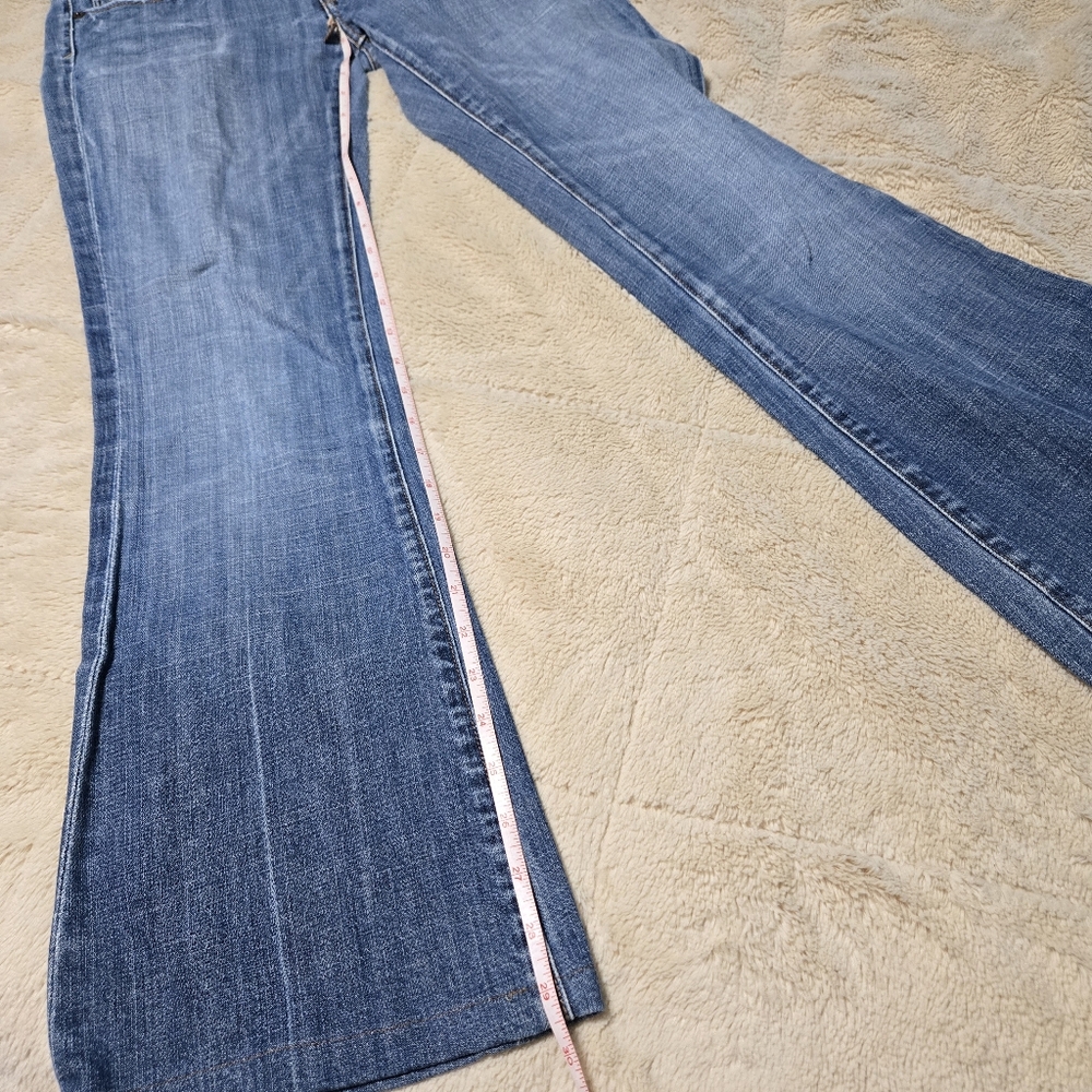 Citizens of Humanity Ingrid #200 Stretch Low Waist Flare Jeans Size 28 - Picture 14 of 16